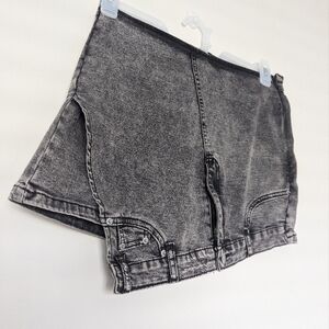 Vintage Black Denim Shorts